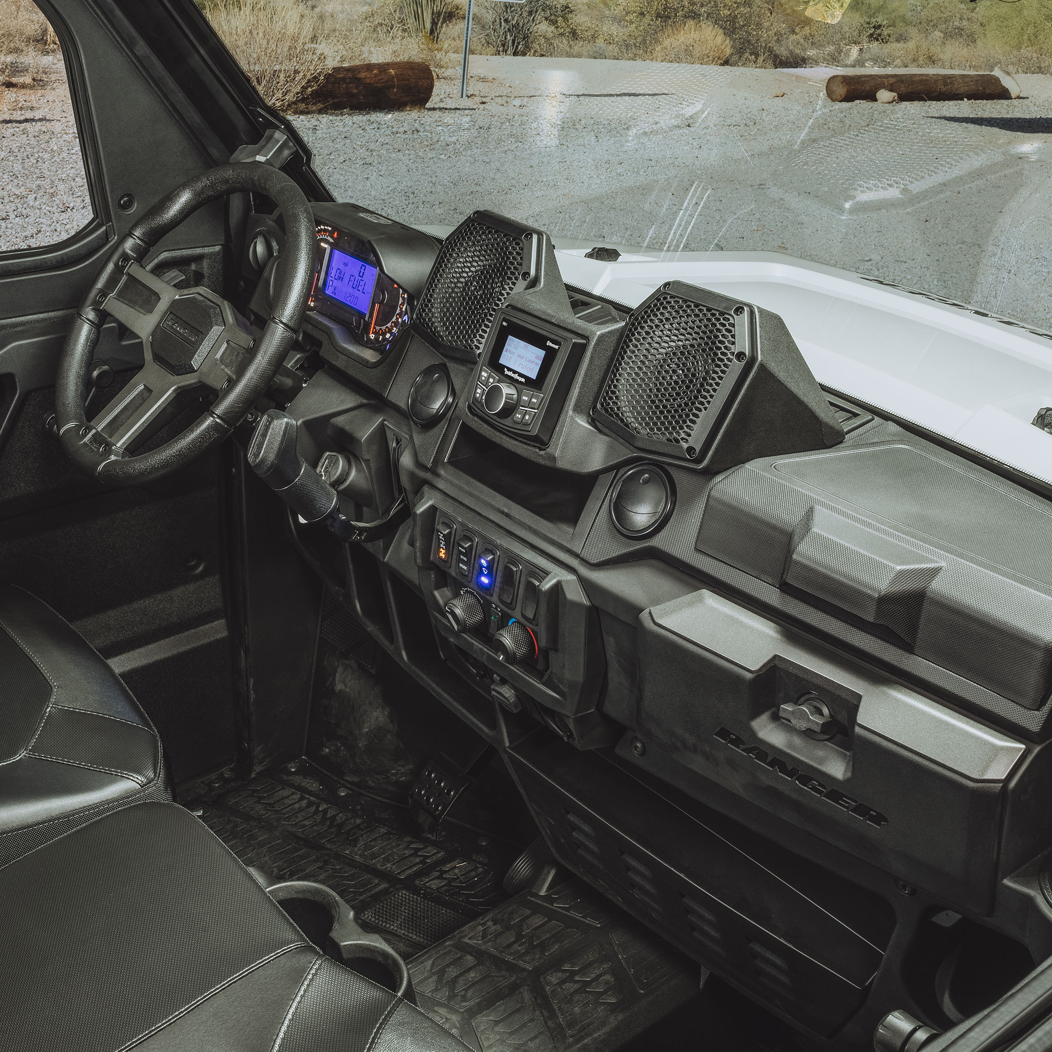 All In One Dash Housing Audio System For Select Ranger Models