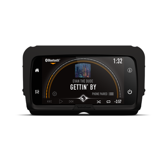 Front View of PMX-HD14 Motorcycle Radio