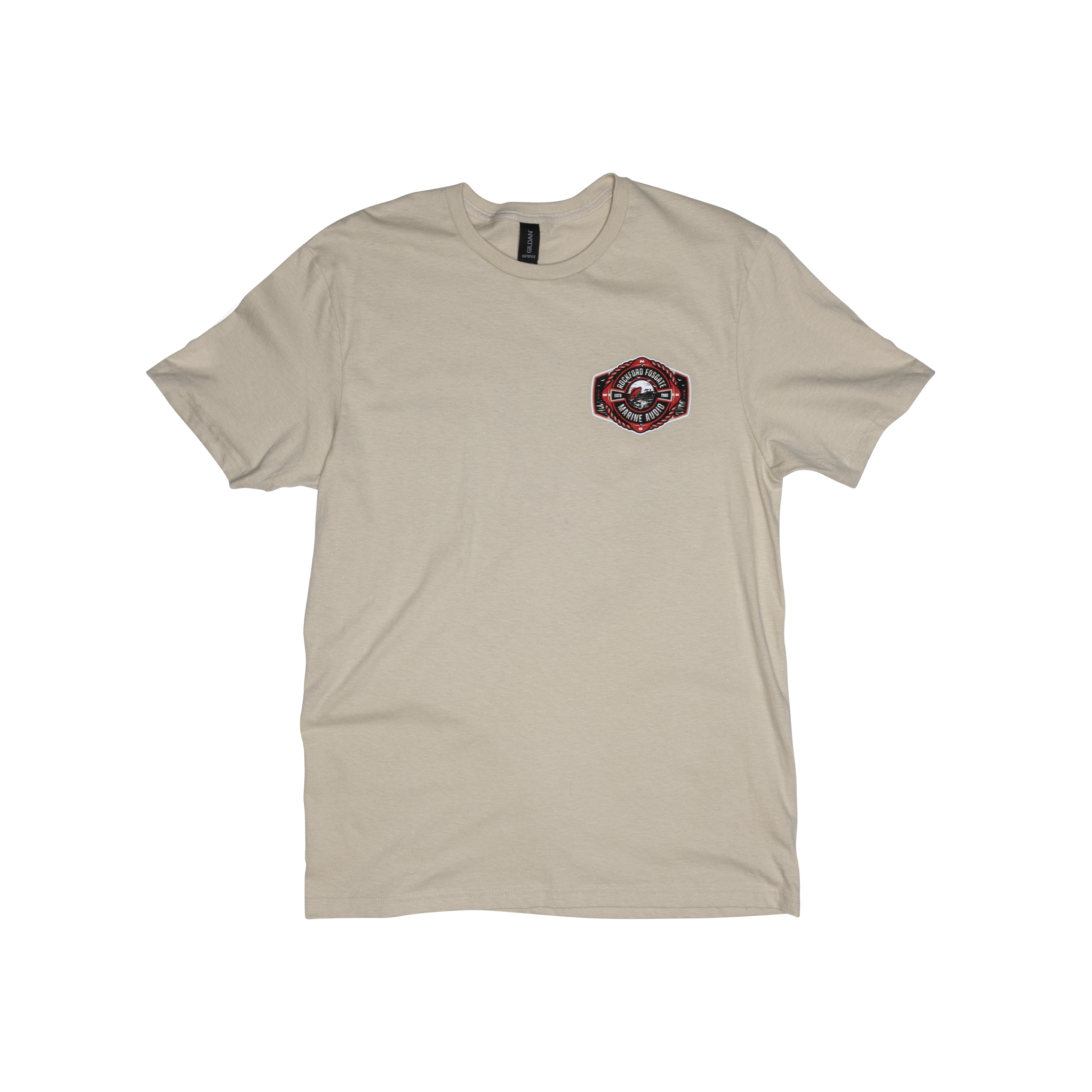 Tan T-Shirt w/ Fisherman: XXL | POP-MASND-XXL | Rockford