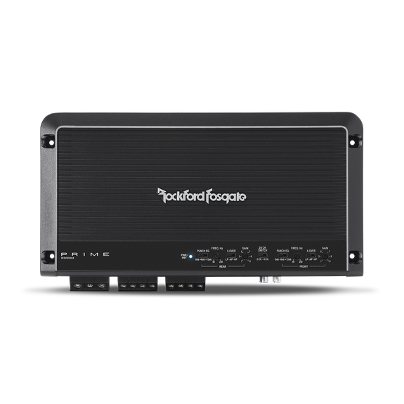 R300X4 Prime 300 Watt 4-Channel Amplifier | Rockford Fosgate ®