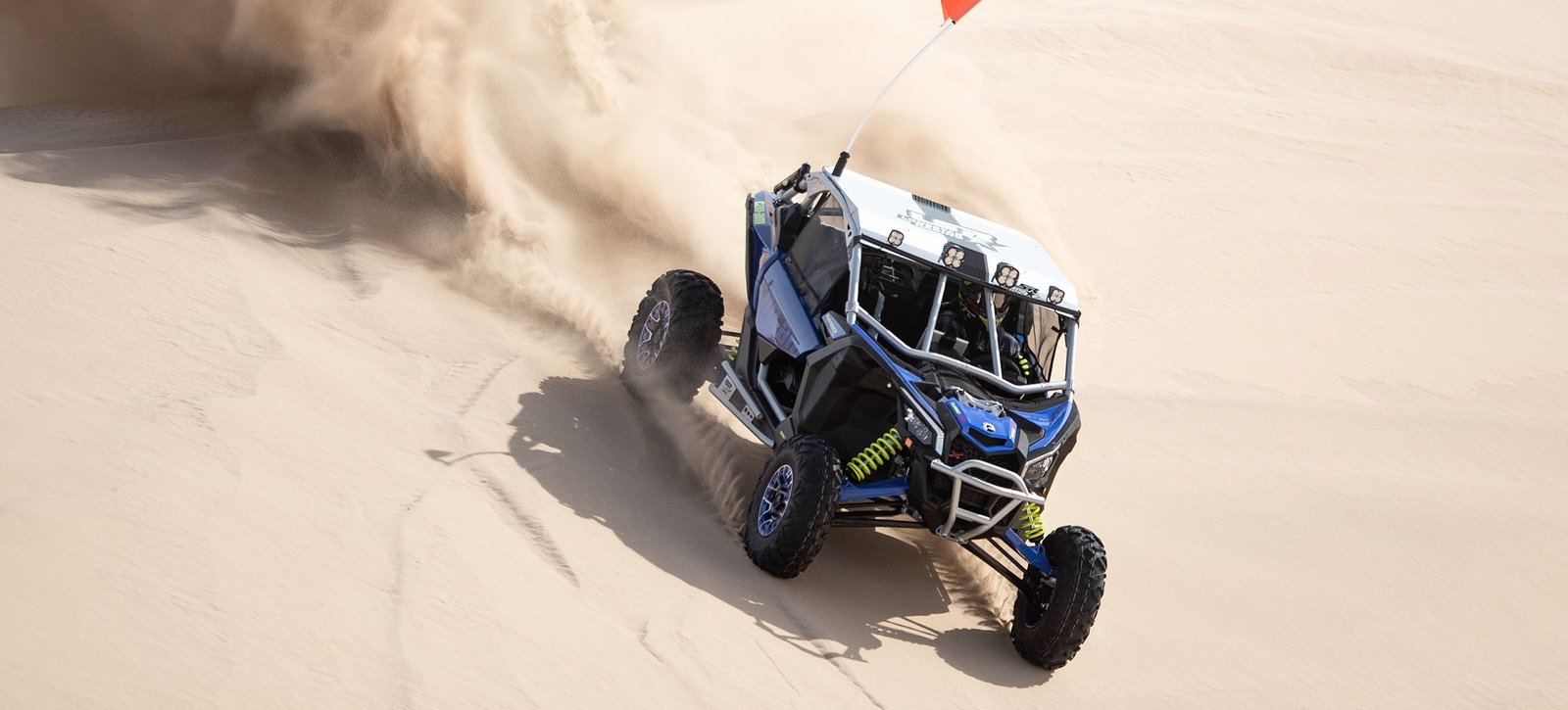 Can-Am Models Factory Equipped with Rockford Fosgate Audio: Can-Am Maverick X3 at Sand Dunes.