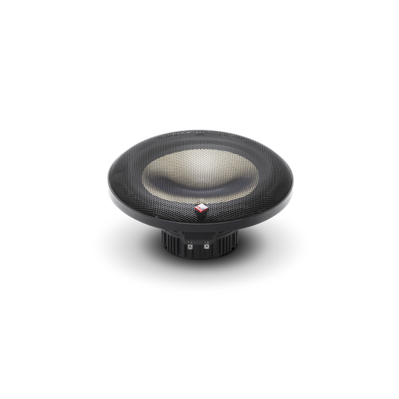 Profile View of Speaker with Trim Ring and Grille