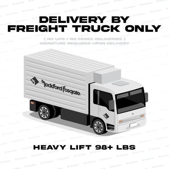 Freight Truck Delivery on This Item