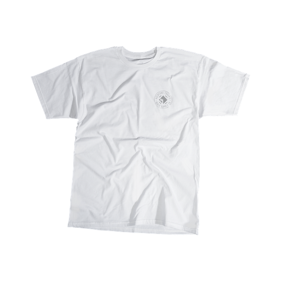 POP-BOLTS17-L White T-shirt w/ RF 3M Graphic-L | Rockford Fosgate