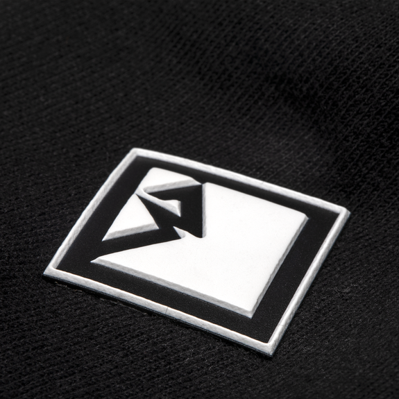 Sleeve Detail of White Rubber Diamond-R logo