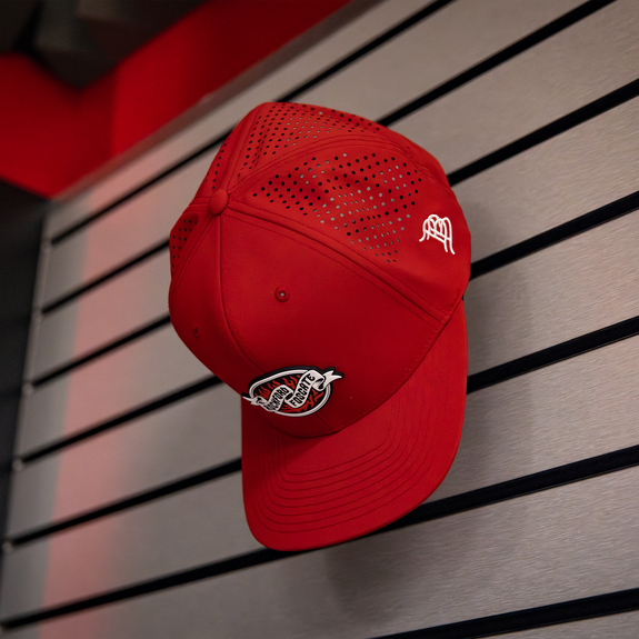 Lifestyle View #2 of POP-BBFLAMESHAT-RED