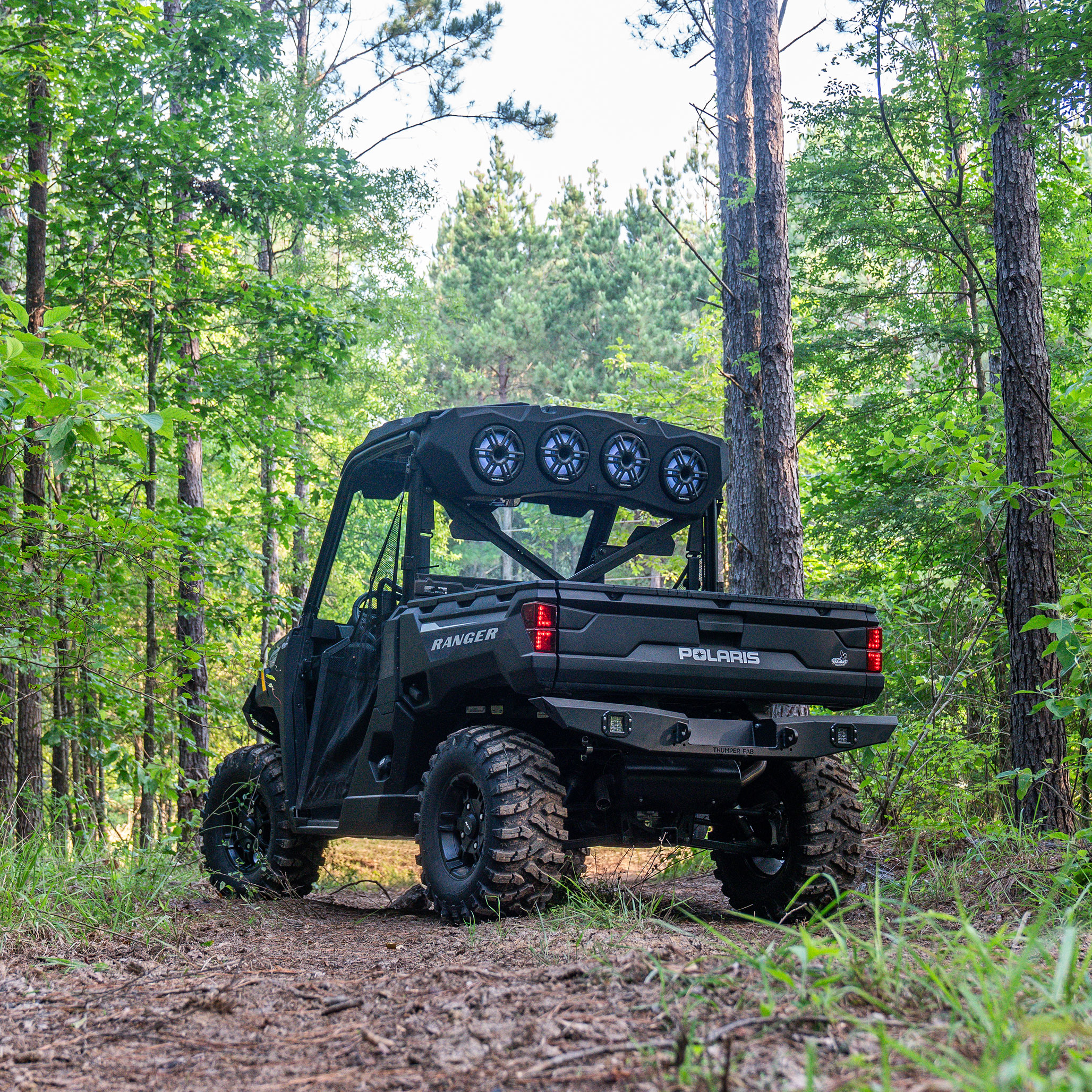 Rear Audio Cap Polaris Ranger Rngr Capm Rockford Fosgate