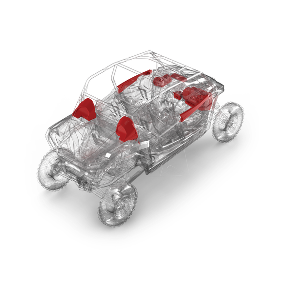 3D View of RZR24XP-STG6 Component Location in RZR