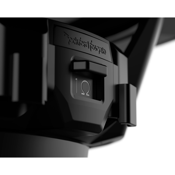 Detail View of Subwoofer Impedance Switch