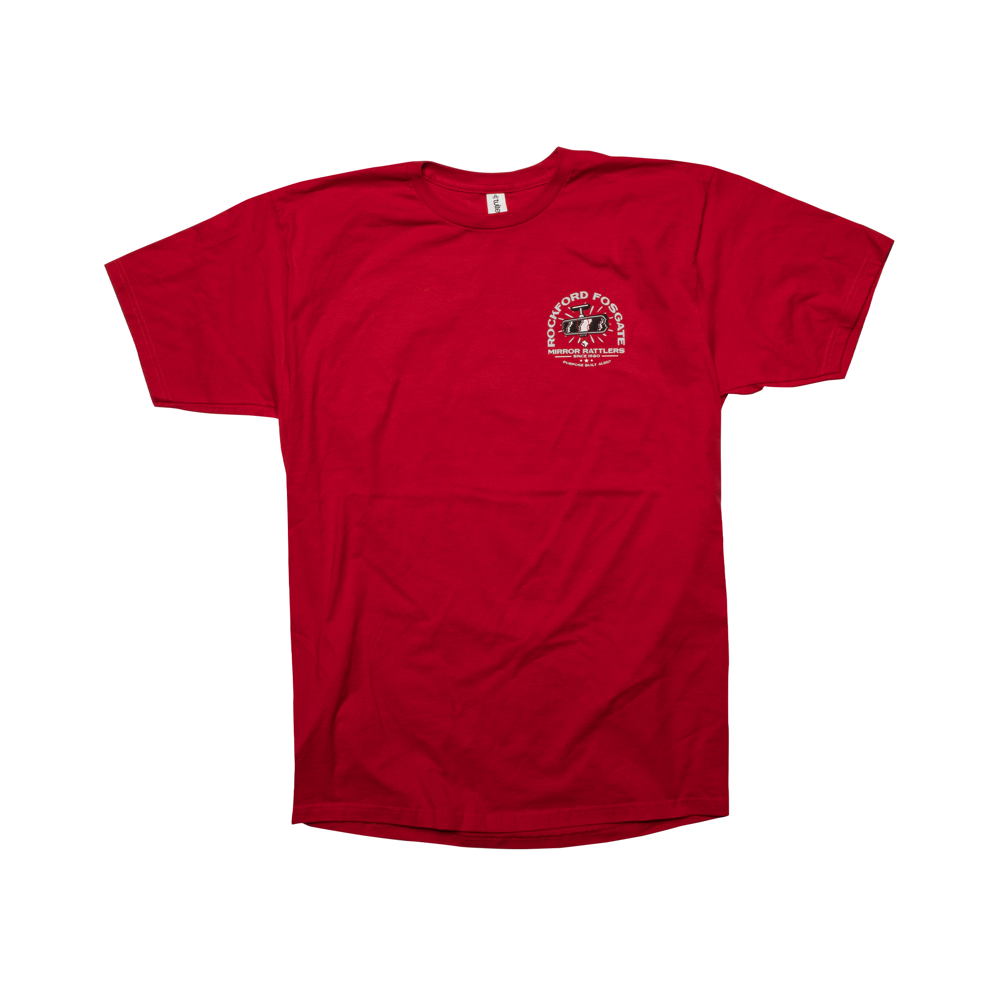 w/ POP-MR20-M | RF T-shirt Red Fosgate graphic-M Rattlers Rockford Mirror ®