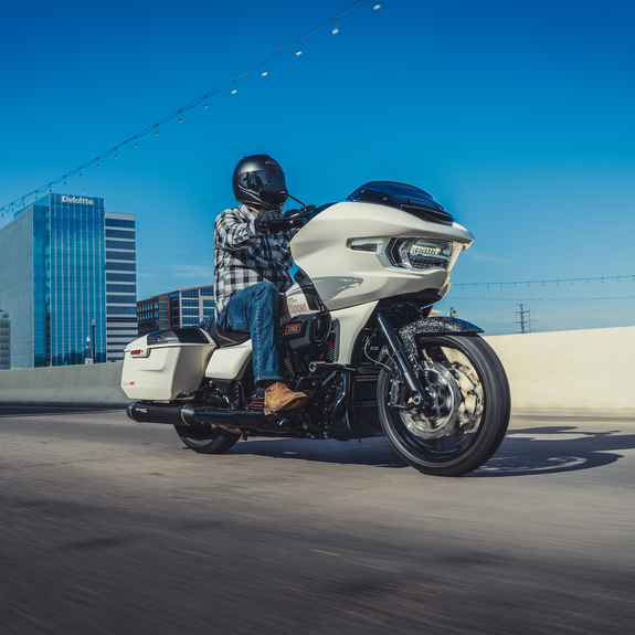 TMA-1000X4i Lifestyle Image of Rider on Motorcycle