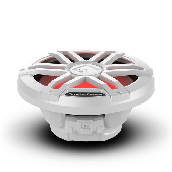 Profile View of Subwoofer with White Grille