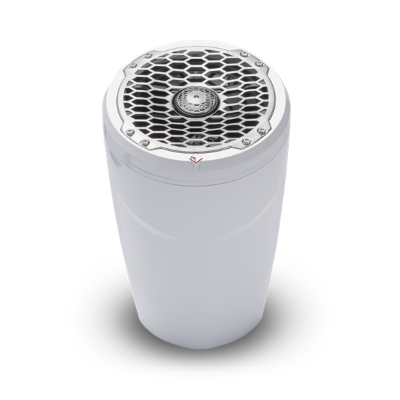 Profile View of Speaker with Mesh Grille