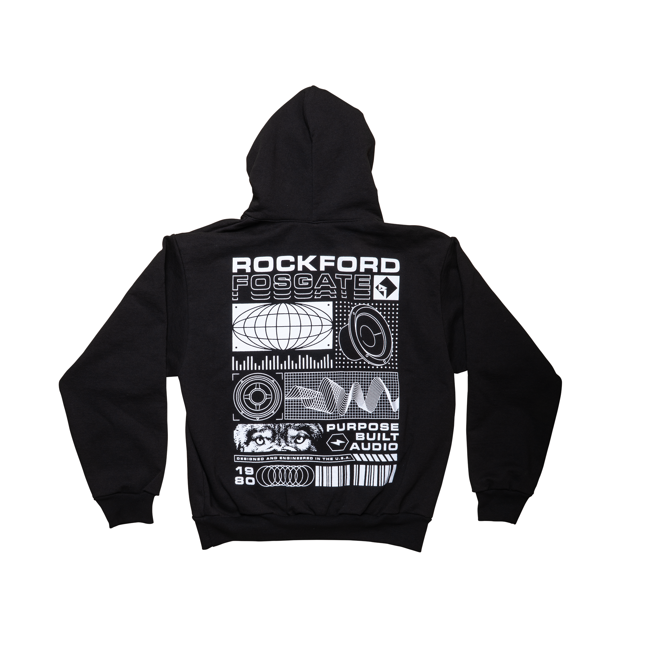 Black Sweatshirt w/ Purpose Built: L | Rockford Fosgate ®