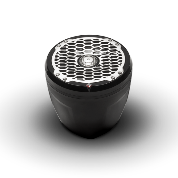 Profile View of Speaker with Mesh Grille