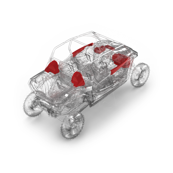 3D View of RZR24RCXP-STG6 Component Location in RZR