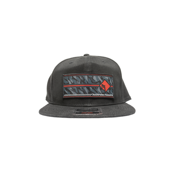 Front View of POP-CAMOHAT19 with Black Camo Patch