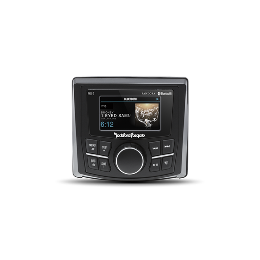 Punch Marine Compact AM/FM/WB Digital Media Receiver 2.7" Display