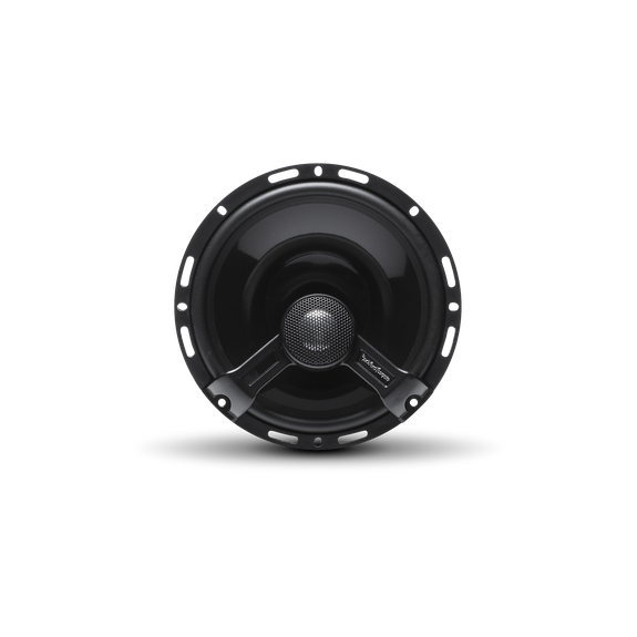 Front View of Speaker without Trim Rings or Grille