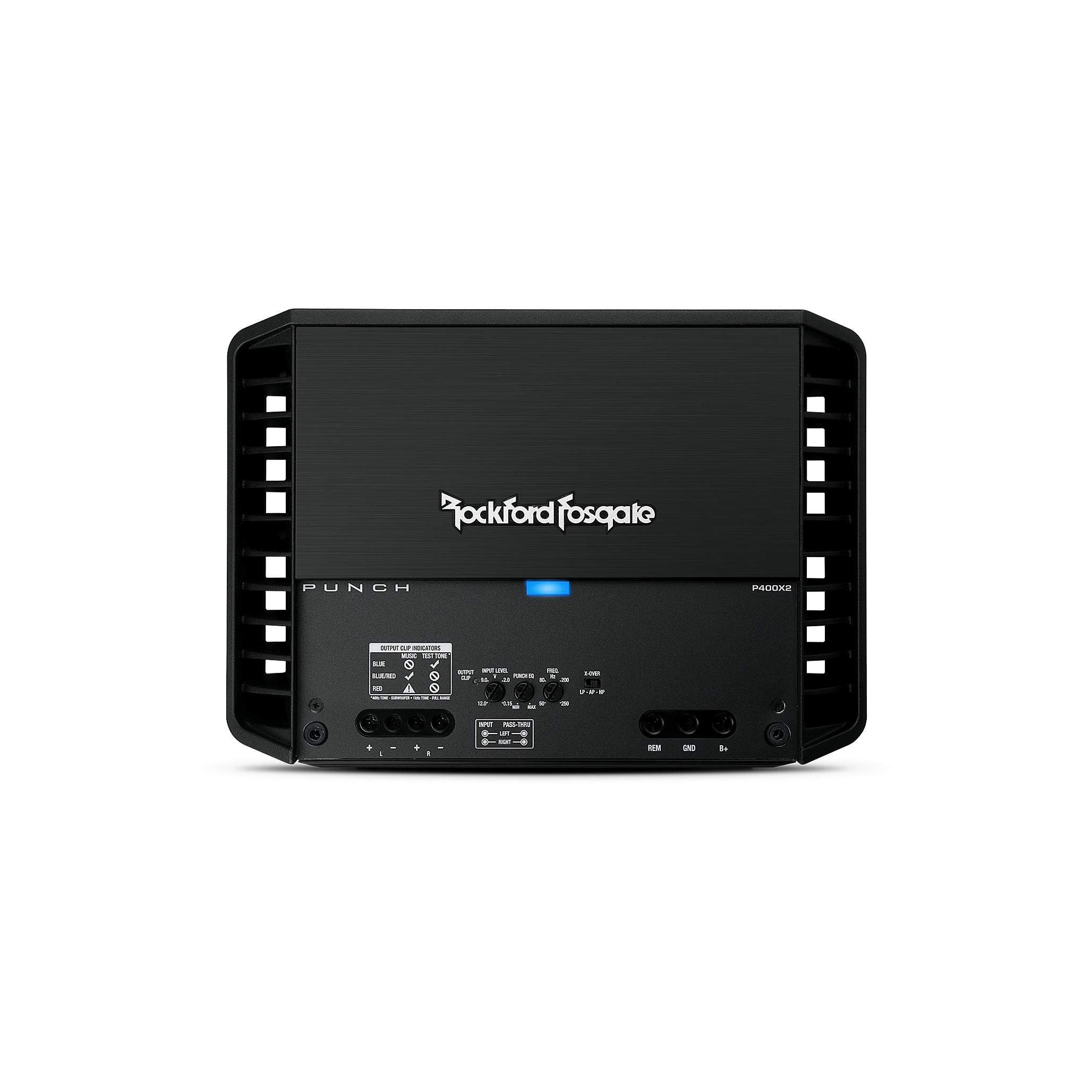 P400X2 Punch 400 Watt 2-Channel Amplifier | Rockford Fosgate ®