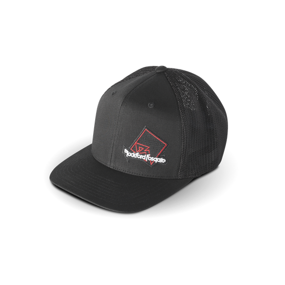 POP-FLEX17-L.XL Black Mesh Back Hat w/ RF Patch (L/XL) | Rockford Fosgate