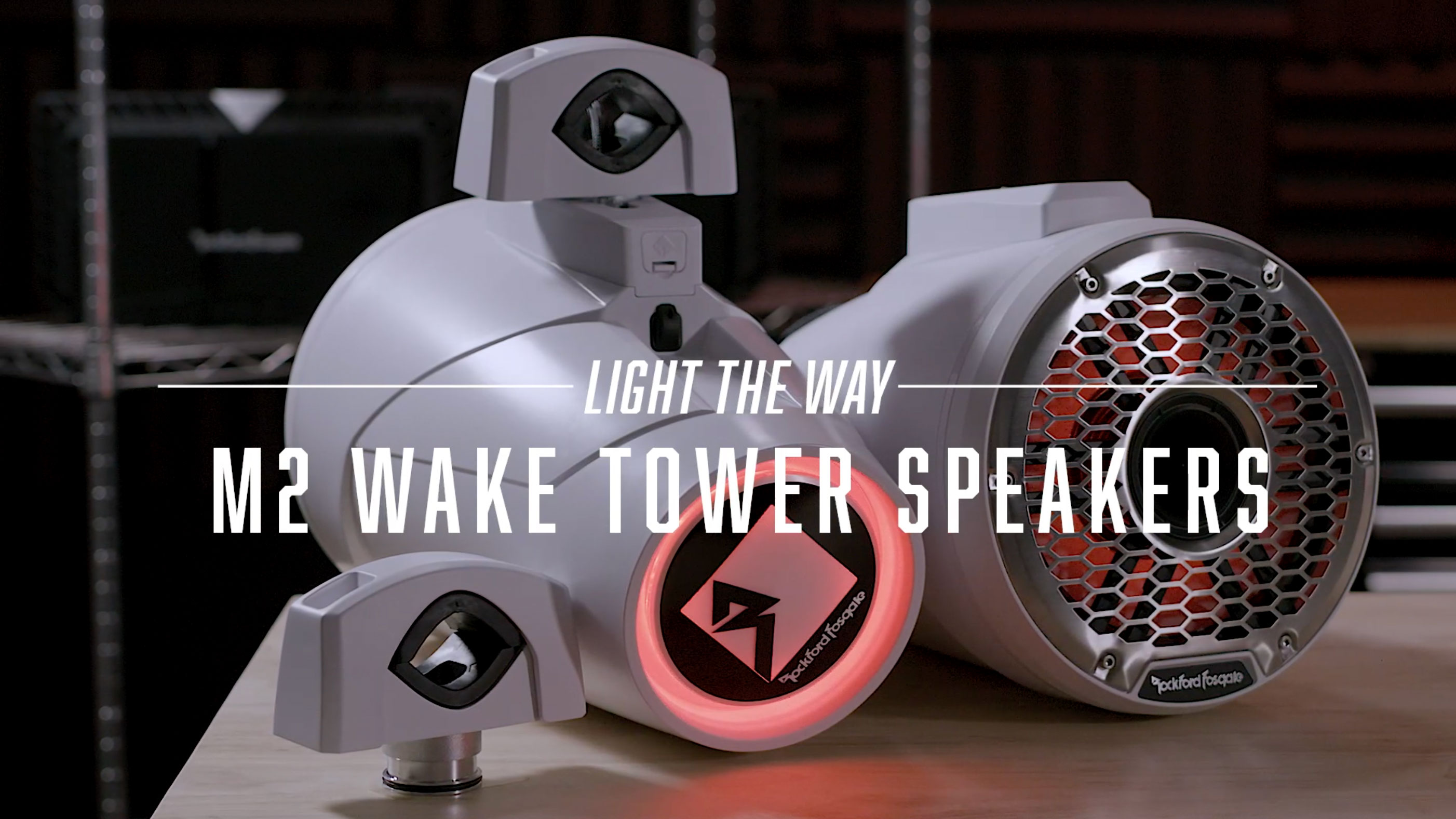M2 8” Color Optix™ 2-Way Horn Loaded Wake Tower Speakers (pr