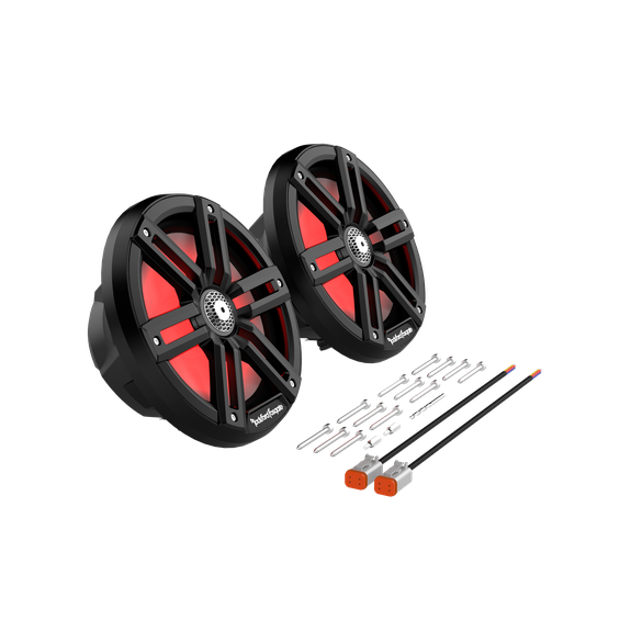 M2 8” Color Optix™ Marine 2-Way Speakers (pr) - Black | Rockford