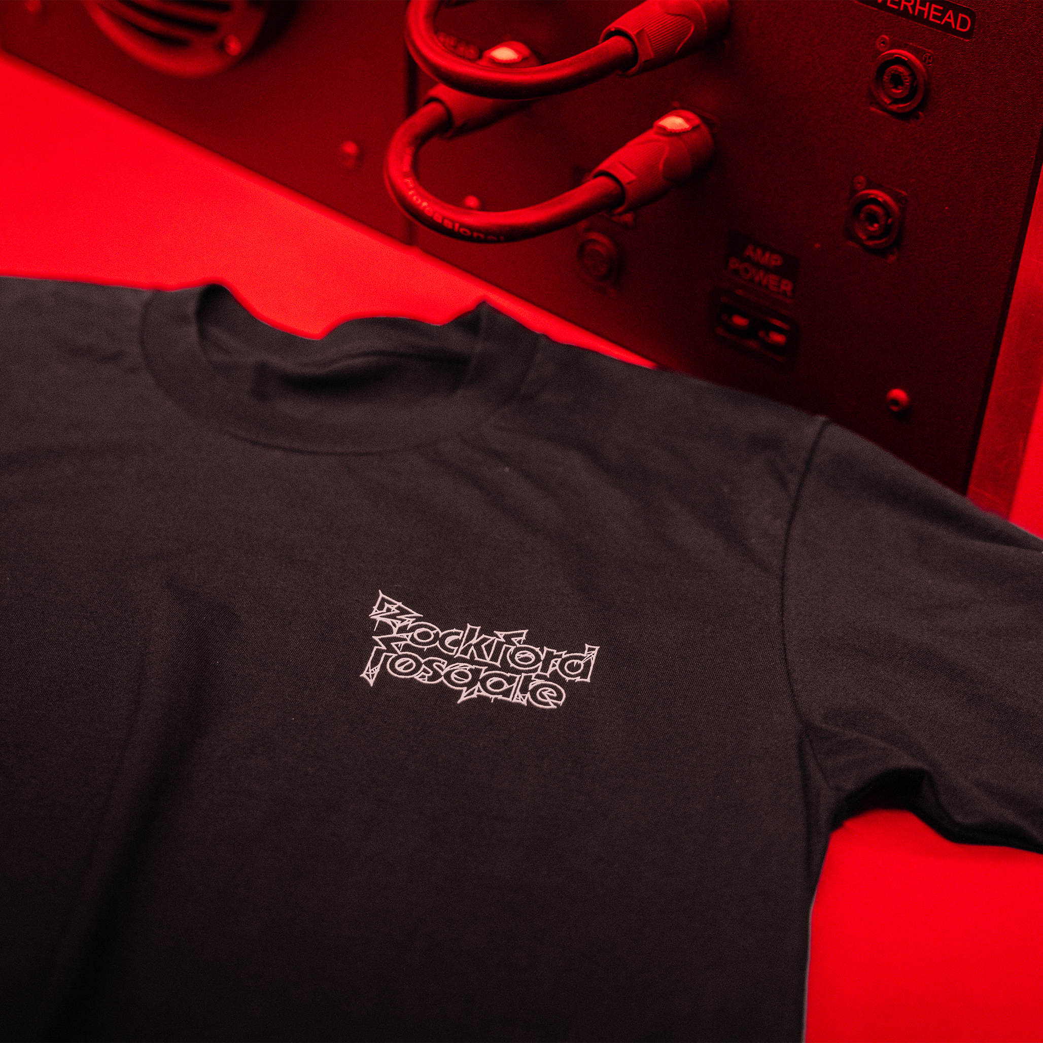 Black T-Shirt w/ RF Spider Logo: L | Rockford Fosgate ®