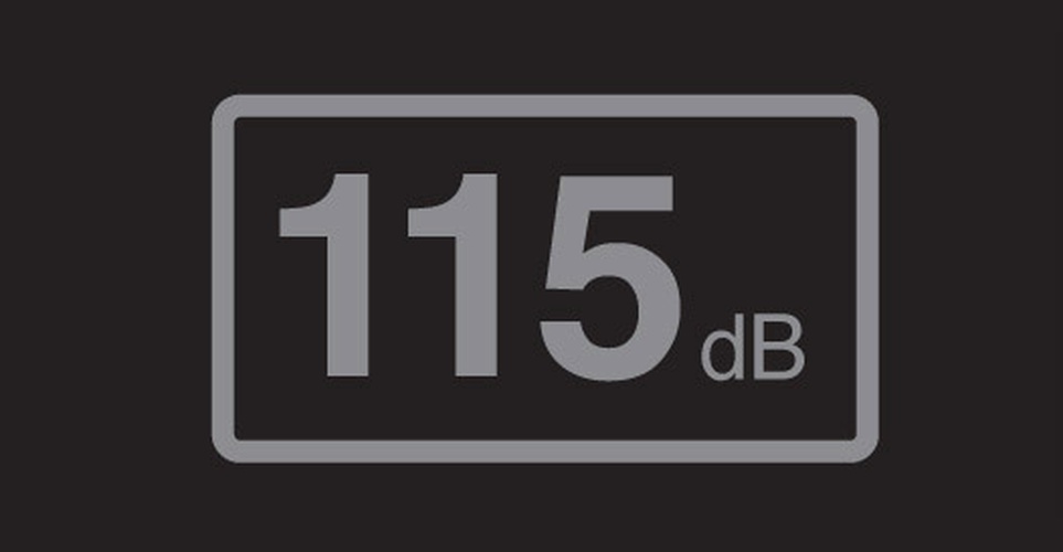 115dB SPL